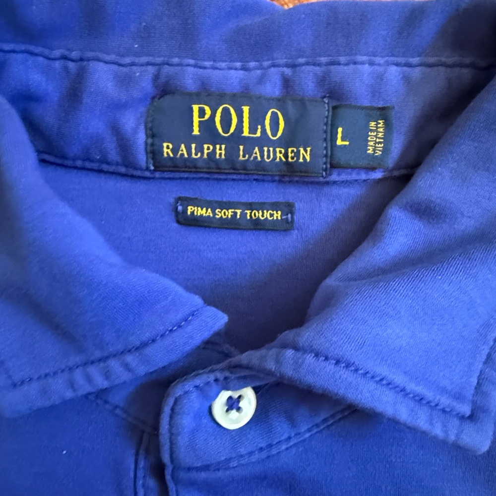 Ralph Lauren Men's Royal Blue Polo Shirt - Picture 3 of 8